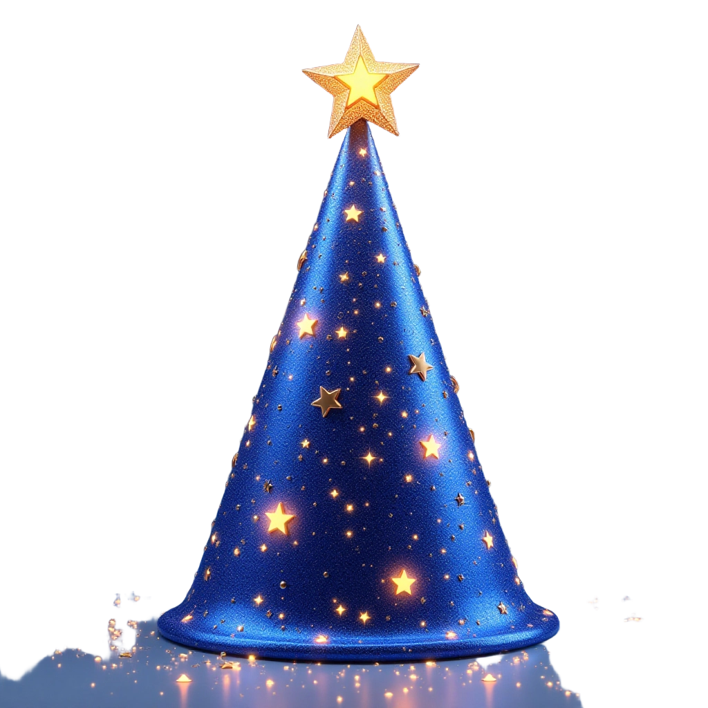 Shimmering Blue Christmas Tree